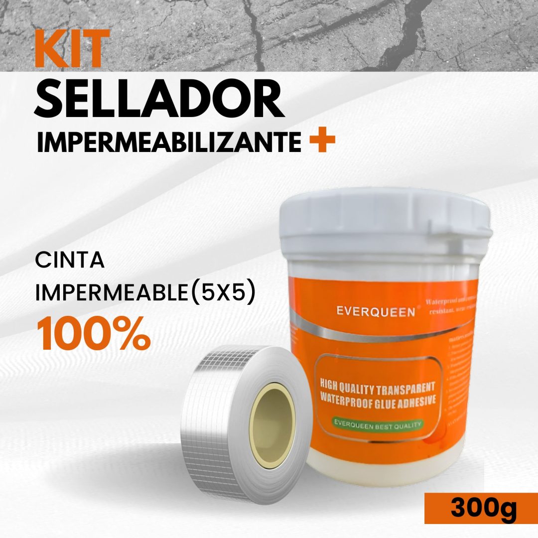 KIT DE SELLADOR/CINTA IMPERMEABILIZANTE